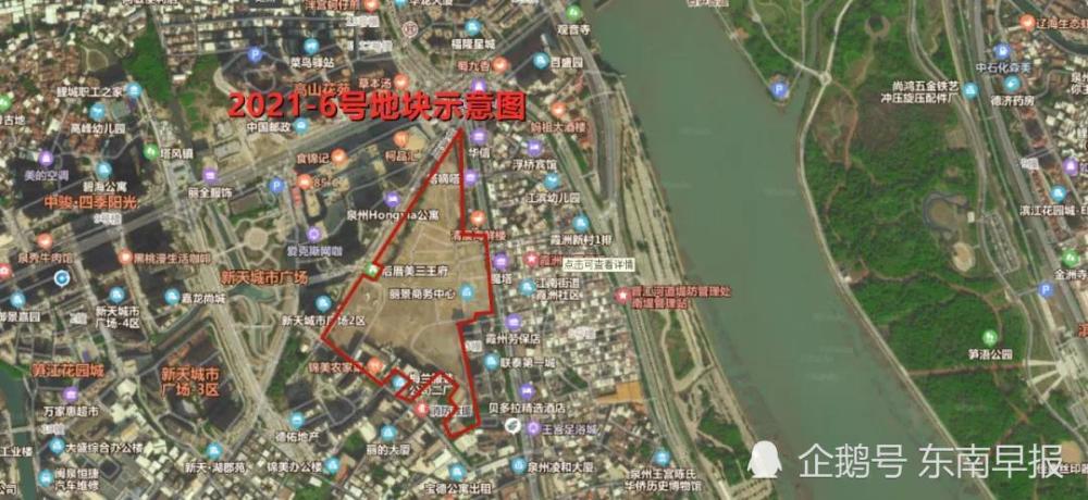 鲤城江南街道一地块将出让