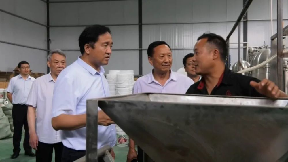淅川县县长杨红忠深入部分企业现场办公