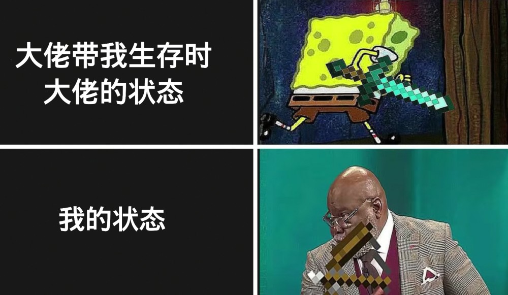 我的世界:只有mc真爱粉才深有体会的梗图,看完都是满满的回忆!