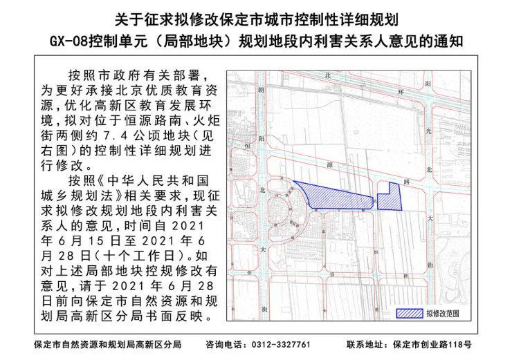 7,保定市城市控制性详细规划xs-03控制单元(局部地块)规划