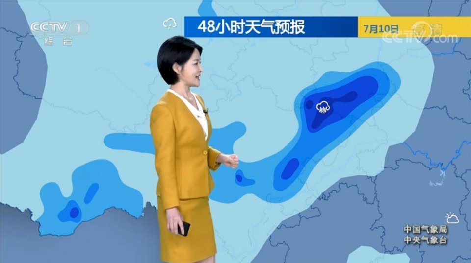 中央气象台7月9日天气预报新一轮降雨即将展开暴雨增多