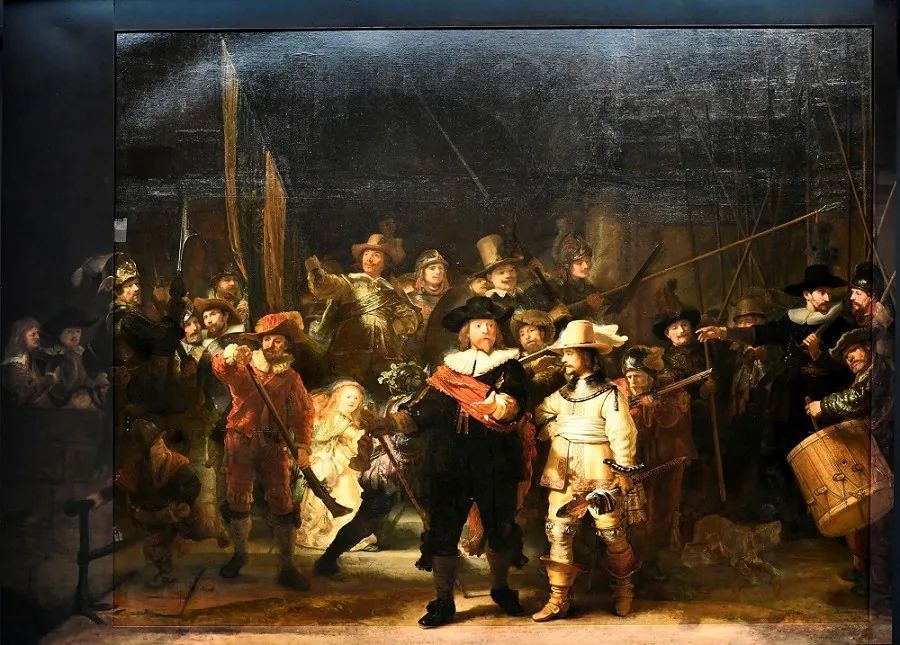 300年来首次原尺寸呈现,荷兰伦勃朗《夜巡》修复后展出