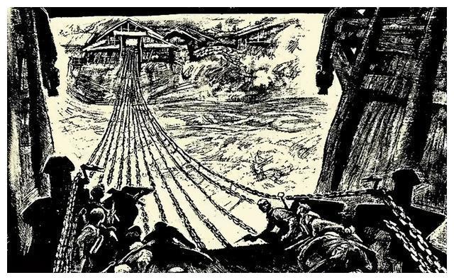 1935年红军飞夺泸定桥,为何敌人没炸桥索?刘文辉:真不