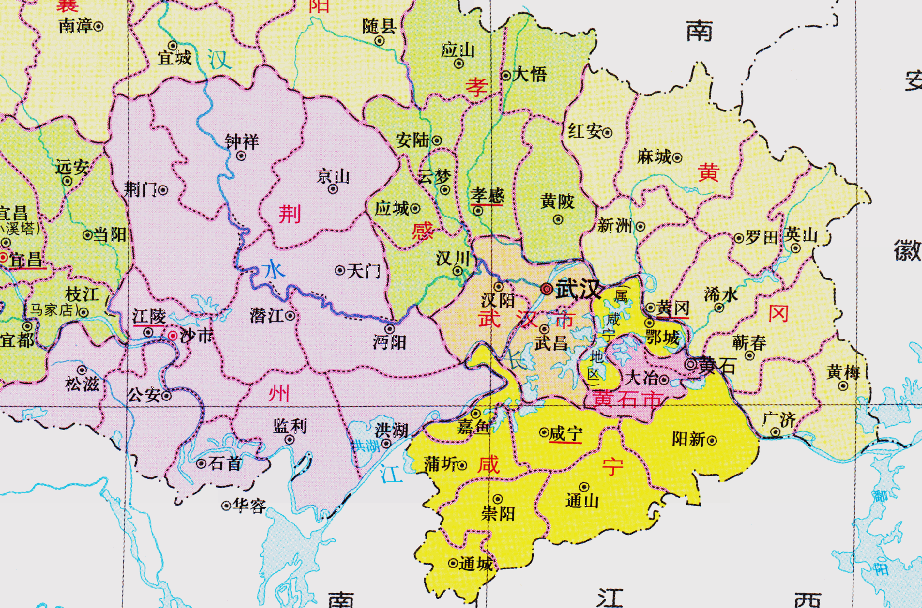 湖北省的区划调整,12个地级市之一,鄂州市为何没有1个