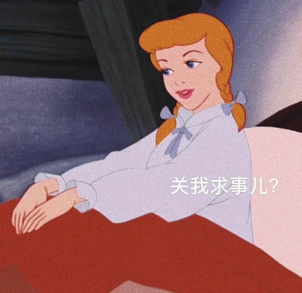 迪士尼公主沙雕表情包