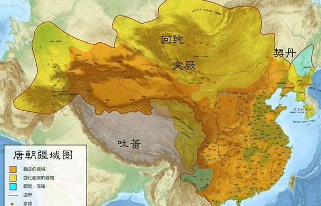 唐朝疆域图