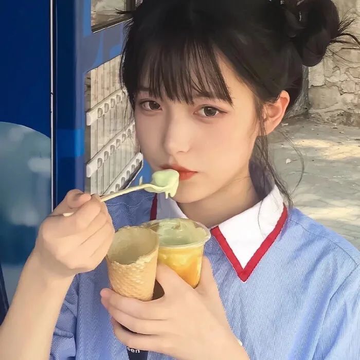 真人女头|一看就很活泼的女生头像