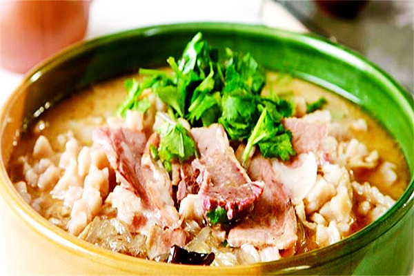 陕西地方特色风味小吃--家庭自制陕西美食羊肉泡馍
