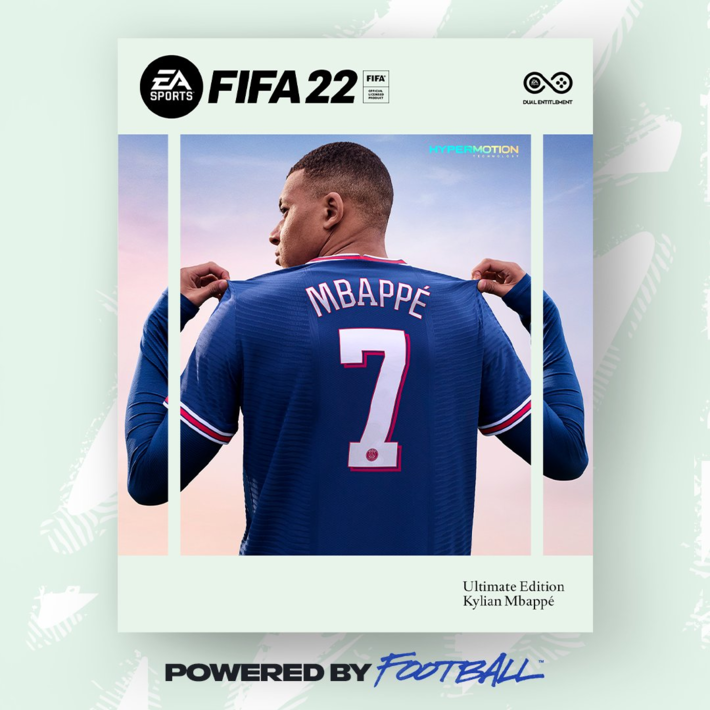 官方:姆巴佩担任游戏fifa22封面人物