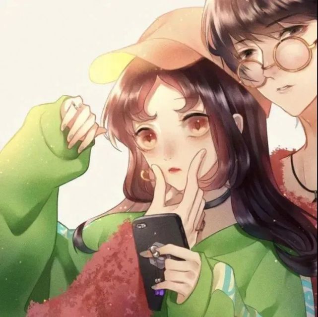 可盐可甜的情侣头像