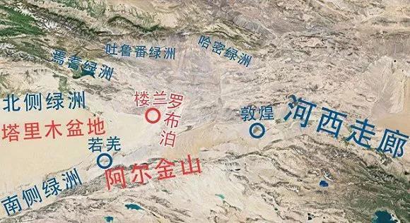 楼兰古城地图