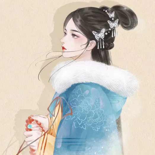 古风女生头像:好天气总是和你一样,让人止不住心动
