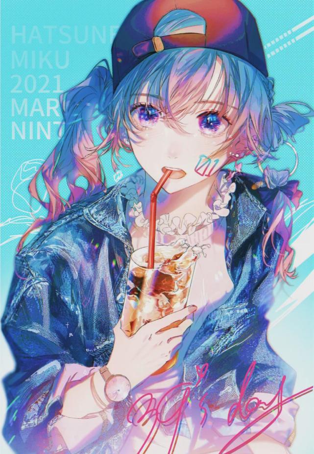 动漫美图2021初音未来
