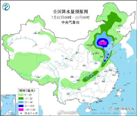 北京今年来最强暴雨将持续30小时