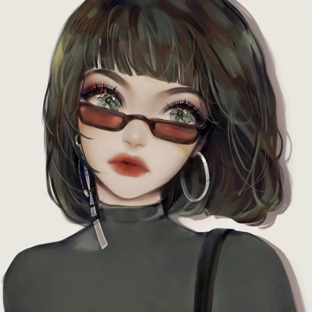 超酷动漫两人闺蜜头像