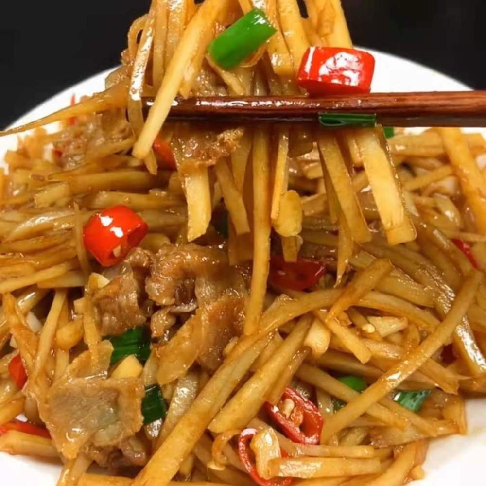藕丝炒肉