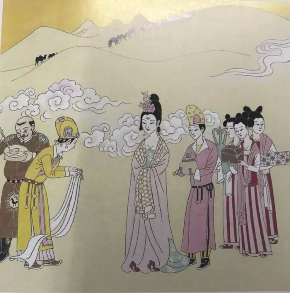 文成公主入藏图