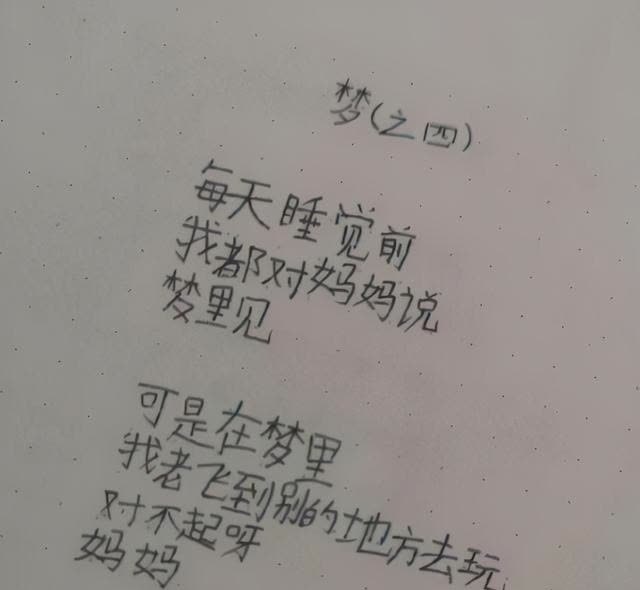 小学生的脑洞有多大即兴作诗一首让老师赞不绝口聪明绝顶