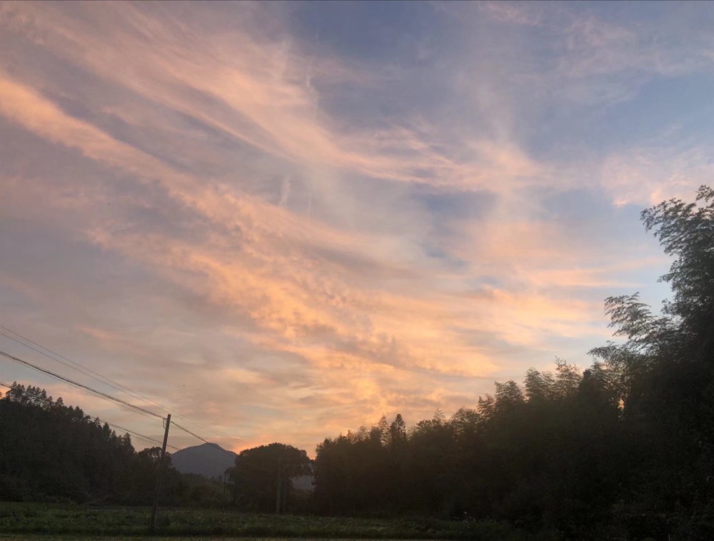 唯美图片朝阳起夕阳落有你在这就是最美的风景