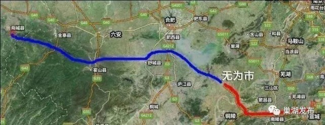 投资约465亿巢湖南部将再添一条高速公路