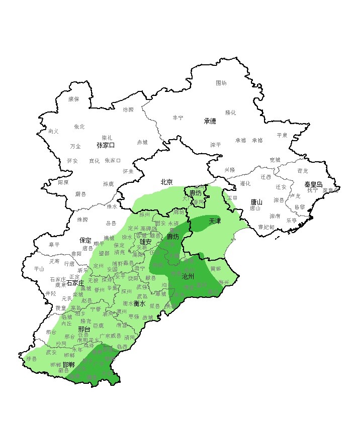 (河北省气象台2021年07月12日11时发布天气预报) 来源:沧州市气象台