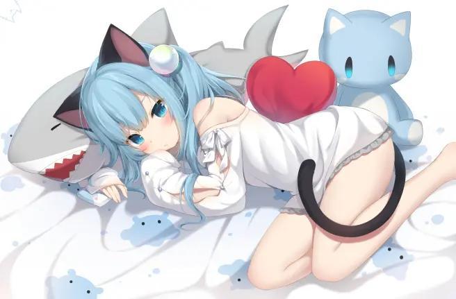 二次元画师作品_超爱【猫羽雫】壁纸【18p】