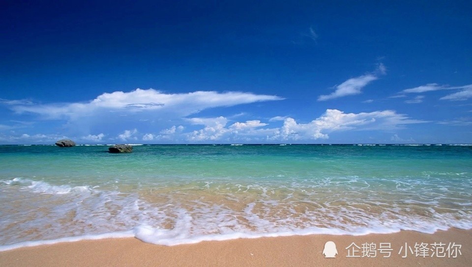 推荐10个最美丽的海滩‖ 1.浙江普陀山红海岸‖ 2.山东荣成集团‖ 3.
