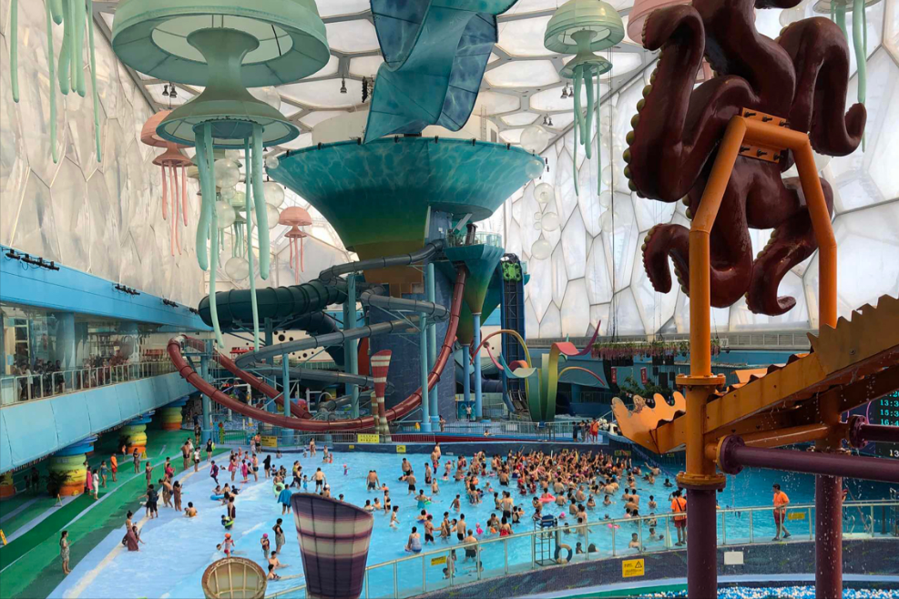 亚洲最大的室内主题水上乐园,就在北京,占地面积约2万