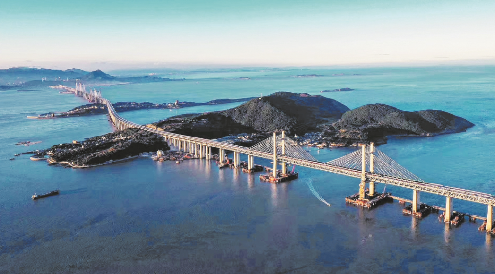 平潭海峡大桥,中国桥梁建设超级工程,世界最长跨海峡公铁大桥