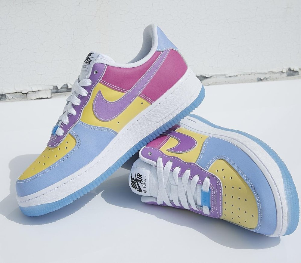 nikeaf1空军一号热感应变色龙