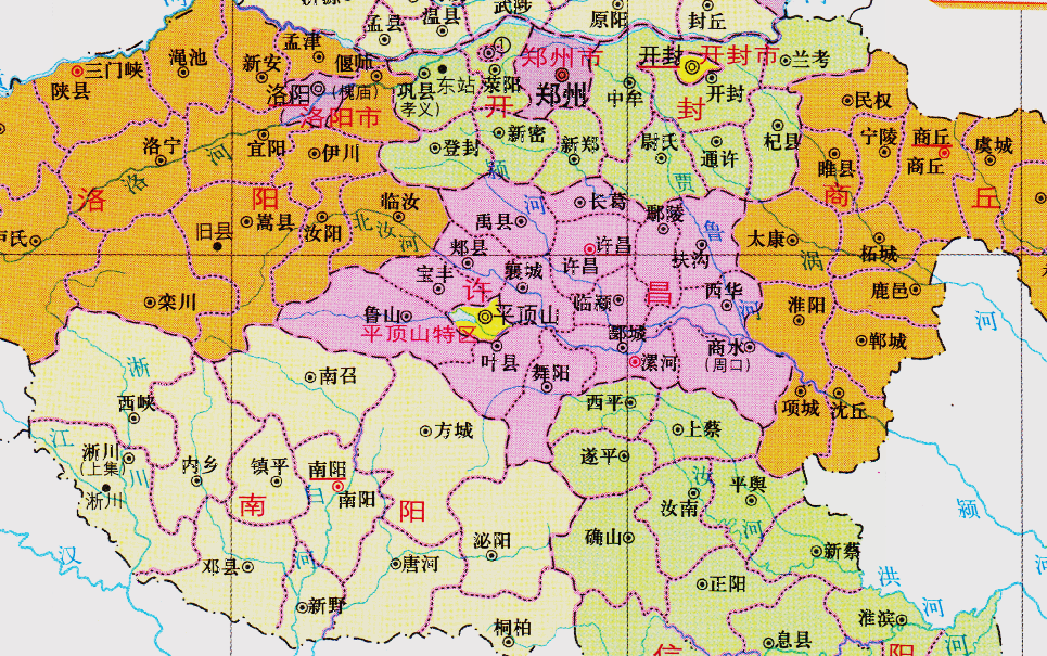 河南省的区划调整,17个市之一,平顶山市为何有10个区县?