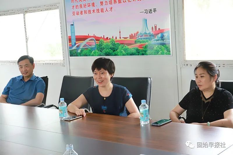 祝文娟深入新申达职业技术学校调研指导项目建设