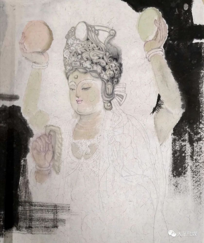 记者了解到,谭韵不仅在绘画创作上有所建树,现在也是大足区政协委员