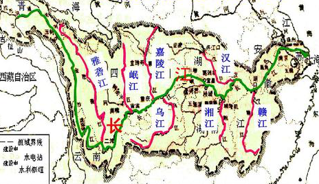 素材整理中国的54条主要河流知识整理