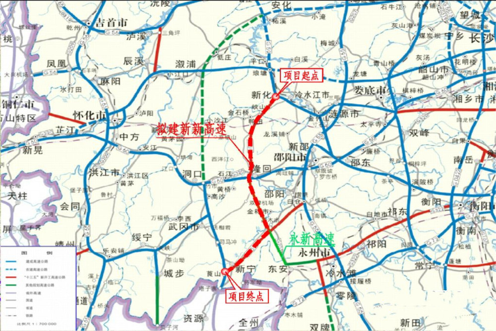 估算投资271.22亿元,湖南又一条高速在建中,是呼北高速中的一段