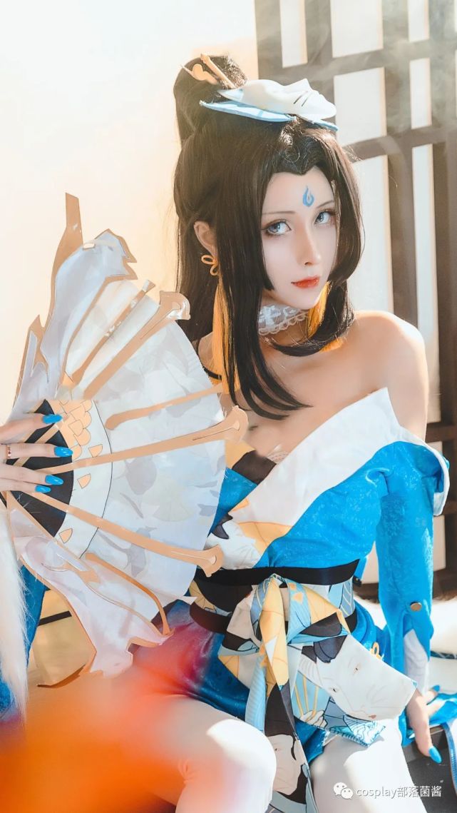 cos:王者荣耀不知火舞魅语cos正片@奶狮