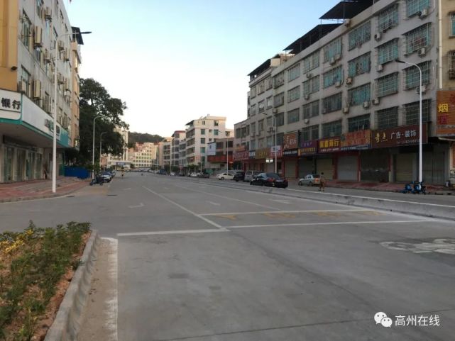 高州城区这条谋划了20多年的路终于实现通车