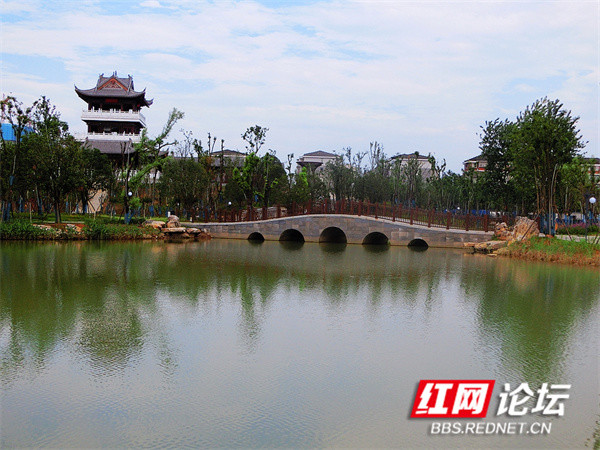 常德城东建了个甘露寺公园网友带你提前逛一逛