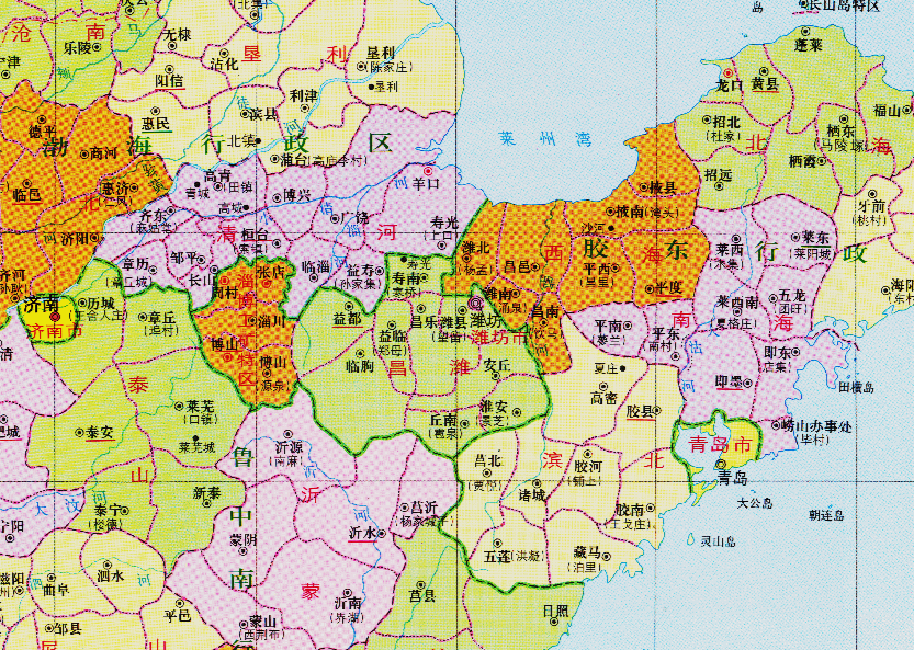 山东省的区划调整16个地级市之一青岛市为何有10个区县
