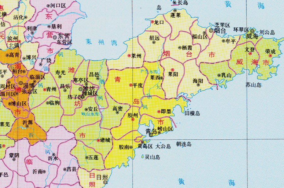 山东省的区划调整16个地级市之一青岛市为何有10个区县