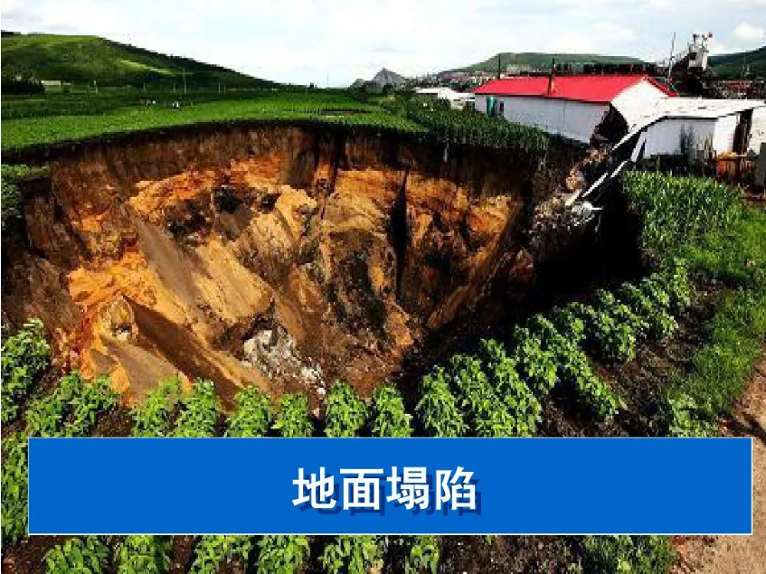 (1)地面的变化地面出现错开和裂缝;地裂缝在冬天有热气或异味冒出