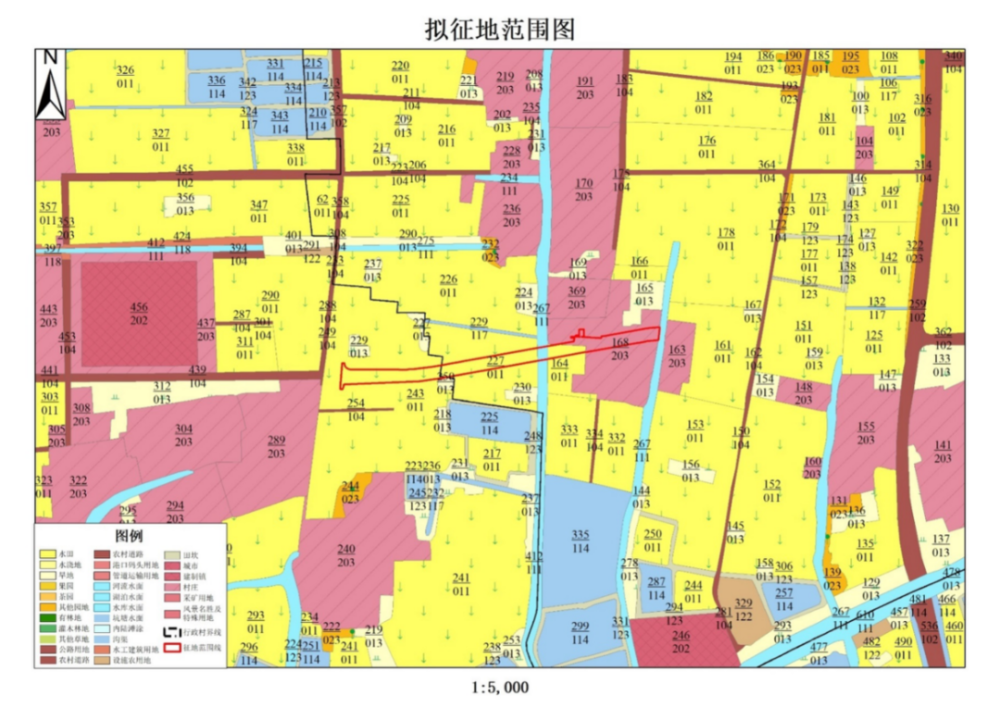 拟征收临湖镇东吴村范围内集体土地0.