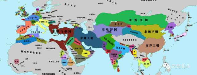 世界5000年的历史地图:看看中国曾经多少次成为面积最