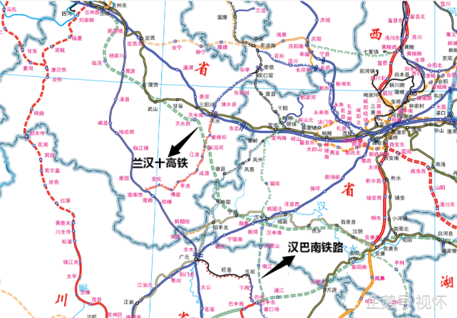北接既有西成高铁汉中站,线路全长约157公里
