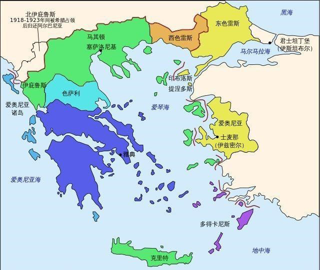 一,割给希腊:将恰塔尔加线以西全部割让给希腊,包括东色雷斯地区,伊姆