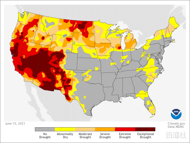 美国大干旱引发"气候恐慌:2021变"2012?
