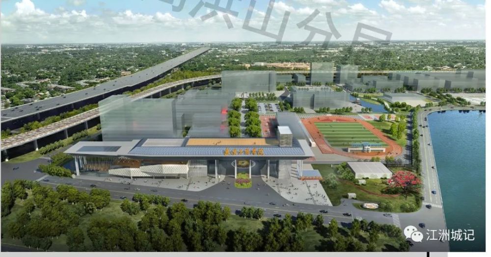 武汉工商学院南大门新建规划效果图公示,黄家湖大学城