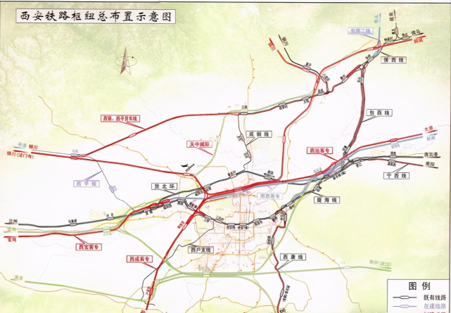 西安米字形铁路枢纽最后一笔浓墨重彩,西康高铁6月底开工