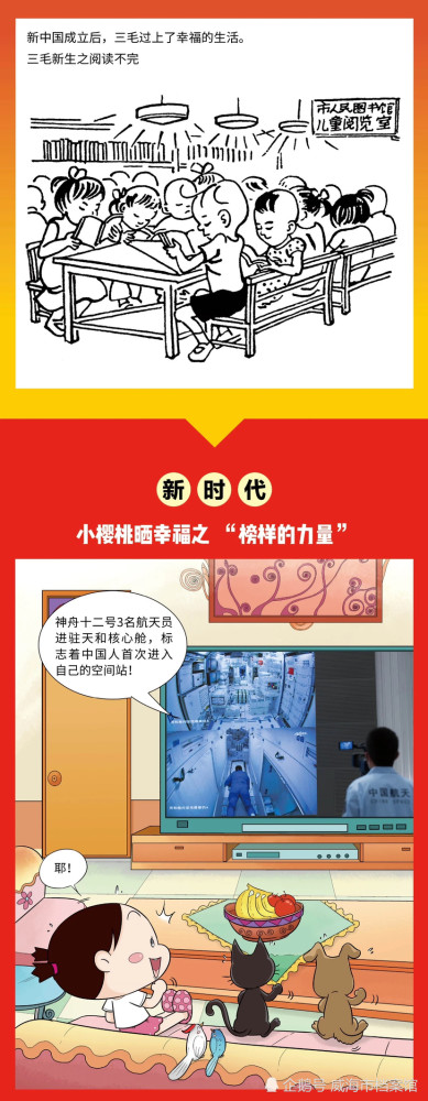 爱国主义热潮涌漫画里的百年巨变