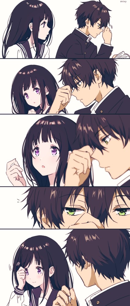 p站精美冰菓插画同人图壁纸
